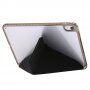 Husă cu spate transparent ?i suport origami pentru iPad 10.9" (2022) - negru