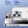 Husă transparentă TOTUDESIGN pentru iPhone 15 Pro - transparent
