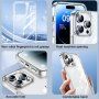 Husă transparentă TOTUDESIGN pentru iPhone 15 Pro - transparent