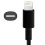 Cablu USB-A / Lightning de date şi de încărcare, pentru iPhone / iPad / iPod / AirPods - 2 m - negru