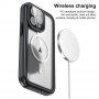 Carcasă rezistentă la ?ocuri ?i impermeabilă cu MagSafe pentru iPhone 15 Pro - negru