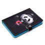 Husă cu spațiu pentru carduri, pentru iPad 9,7" (2017/2018) / Air 1 / 2 / Pro 9,7" - panda flămândă