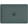 Husă transparentă mată cu suport rabatabil pentru MacBook Air 15" (A2941 / A3114) - verde închis
