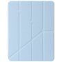Husă cu spate transparent ?i suport origami pentru iPad 10.9" (2022) - albastră