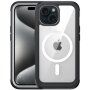 Carcasă rezistentă la ?ocuri cu col?uri întărite ?i MagSafe pentru iPhone 15 Plus - negru