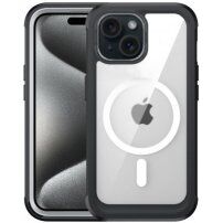 Carcasă rezistentă la ?ocuri cu col?uri întărite ?i MagSafe pentru iPhone 15 Plus - negru