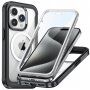 Carcasă rezistentă la ?ocuri cu col?uri întărite ?i MagSafe pentru iPhone 15 Pro Max - negru