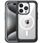 Carcasă rezistentă la ?ocuri cu col?uri întărite ?i MagSafe pentru iPhone 15 Pro Max - negru