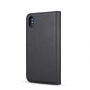 Husă flip 2 în 1, detaşabilă, pentru iPhone XS Max - negru