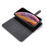 Husă flip 2 în 1, detaşabilă, pentru iPhone XS Max - negru