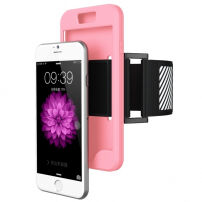 Husă sport de mână, 2 ăn 1, pentru Apple iPhone 6 / 6S – roz