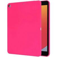 Husă mată din plastic moale pentru iPad 10,2" (2019-2021) - roz neon
