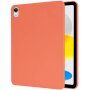 Husă din plastic moale mat pentru iPad 10.9" (2022) - portocaliu