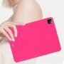 Husă mată din plastic moale pentru iPad 10.9" (2022) - roz neon