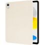 Husă din plastic moale mat pentru iPad 10.9" (2022) - bej