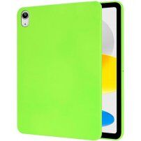 Husă mată din plastic moale pentru iPad 10.9" (2022) - verde neon