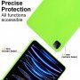 Husă mată din plastic moale pentru iPad 10.9" (2022) - verde neon