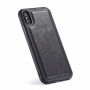 Husă detaşabilă 2 în 1, cu agăţătoare, pentru iPhone XS Max - negru