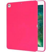 Husă mată din plastic moale pentru iPad 9,7" (2017/2018) / Air 1 / 2 / Pro 9,7" - roz neon
