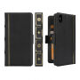 Husă detaşabilă 2 în 1, "Carte", pentru iPhone XS Max - negru