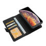 Husă detaşabilă 2 în 1, "Carte", pentru iPhone XS Max - negru