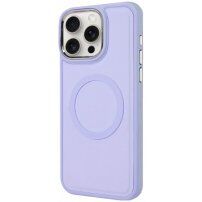Husă rezistentă din silicon cu MagSafe pentru iPhone 15 Pro - mov