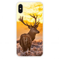 Carcasă moale pentru iPhone XS Max - cerb