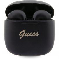 Că?ti wireless Guess True Wireless Script Logo pentru dispozitive Apple - neagră