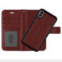 Husă flip de protecţie 2 în 1, detaşabilă, pentru Apple iPhone XS / iPhone X - maro