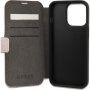 Husă tip flip Guess 4G Metal Logo pentru iPhone 15 Pro Max - roz