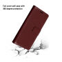 Husă flip de protecţie 2 în 1, detaşabilă, pentru Apple iPhone XS / iPhone X - maro