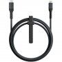 Cablu împletit Nomad Kevlar 20W USB-C / Lightning pentru iPhone / iPad / iPod / AirPods - 1,5 m - negru