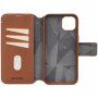 Husă flip deta?abilă 2în1 Decoded Detachable Wallet pentru iPhone 15 Plus - maro