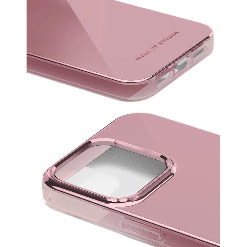 Husă oglindă iDeal of Sweden Mirror pentru iPhone 15 Pro Max - roz