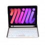 Husă cu tastatură cu iluminare de fundal ?i compartiment pentru Apple Pencil pentru iPad mini 6 / mini 7 - roz