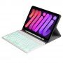 Husă cu tastatură cu iluminare de fundal ?i compartiment pentru Apple Pencil pentru iPad mini 6 / mini 7 - aurie