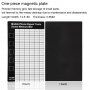 Pad magnetic de service tipă grilă pentru repararea dispozitivelor Apple - alb-negru