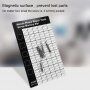 Pad magnetic de service tipă grilă pentru repararea dispozitivelor Apple - alb-negru