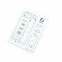 Pad magnetic de service JIAFA pentru repararea iPhone 6 Plus - alb