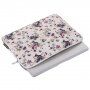 Husă laptop cu model de flori retro pentru iPad până la 13" / MacBook până la 14" - bej