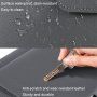 Husă laptop elegantă cu închidere cu nasture pentru iPad până la 13" / MacBook până la 14" - albastră închis