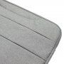 Husă laptop elegantă cu buzunare pentru iPad până la 13" / MacBook până la 14" - albastră închis