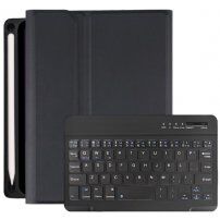 Husă cu tastatură ?i compartiment pentru Apple Pencil pentru iPad mini 6 / mini 7 - negru