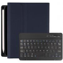 Husă cu tastatură ?i compartiment pentru Apple Pencil pentru iPad mini 6 / mini 7 - albastru închis