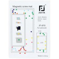 Pad magnetic de service JIAFA pentru repararea iPhone 6 - alb