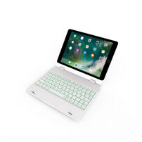 Carcasă Folio, cu tastatură, pentru iPad 9,7" (2017/2018) / Pro 9,7" / Air 1 / 2 - alb