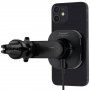 Suport auto cu încărcare wireless MagSafe Spigen OneTap MagFit pentru ventila?ia ma?inii, pentru iPhone - negru