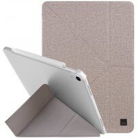 UNIQ Yorker Kanvas Plus husă cu stand origami pentru iPad Air 4 (2020) / Air 5 (2022) / Pro 11" (2018) - bej