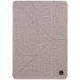 UNIQ Yorker Kanvas Plus husă cu stand origami pentru iPad Air 4 (2020) / Air 5 (2022) / Pro 11" (2018) - bej