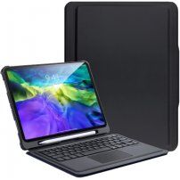 DUX DUCIS carcasă cu tastatură, touchpad și spațiu pentru Apple Pencil pentru iPad Air 4 (2020) / Air 5 (2022) / Pro 11" (2018-2022) - negru